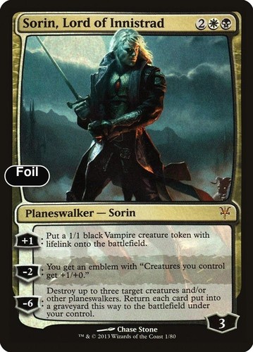 Sorin lord innistrad foil - sorin,,