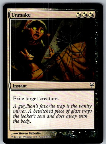 Mtg tcg unmake - unmake, duel