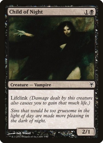 Mtg tcg child night 5 - child,